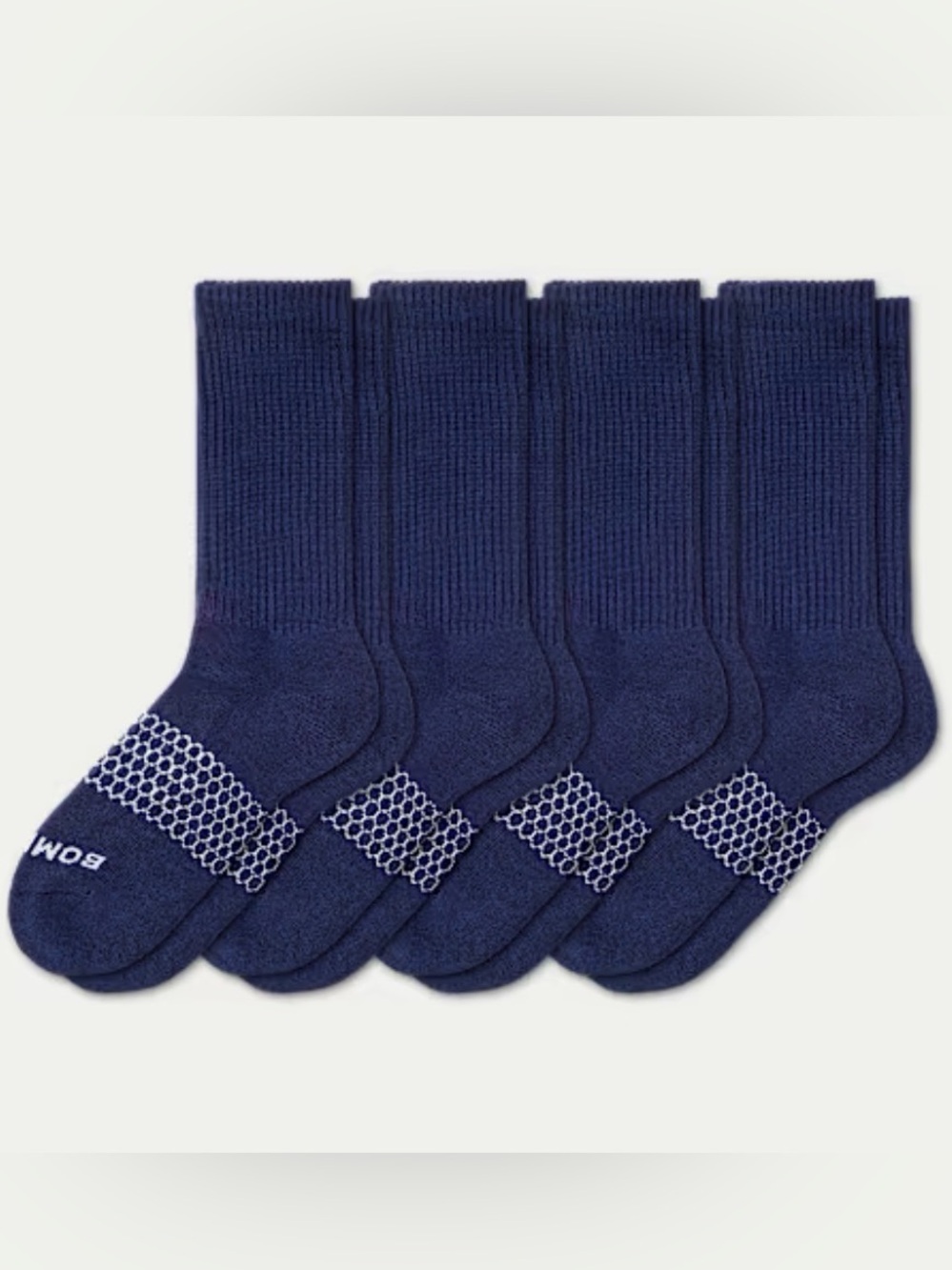 Men's Solids Calf Sock 4-Pack - Navy